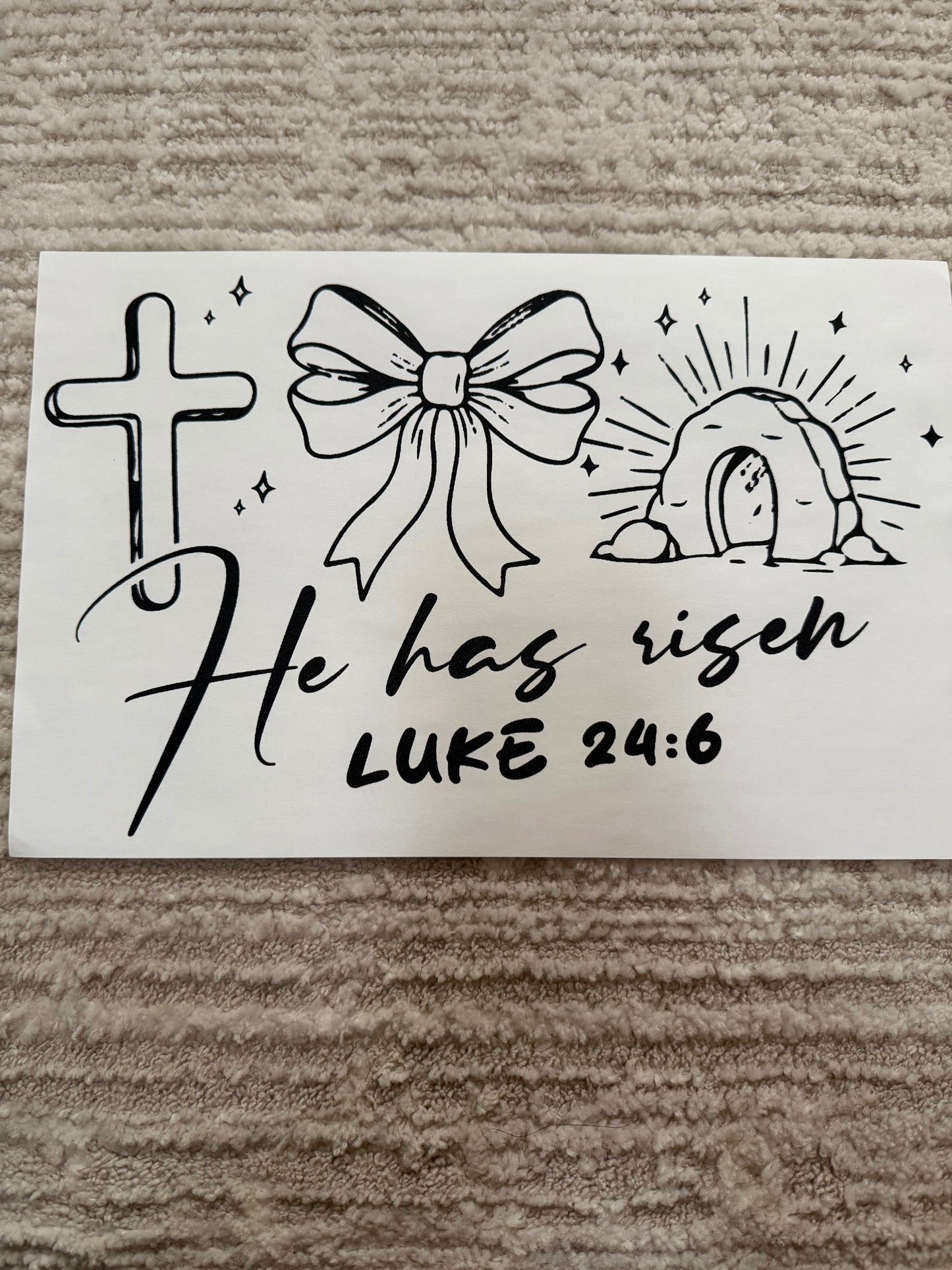 He has risen