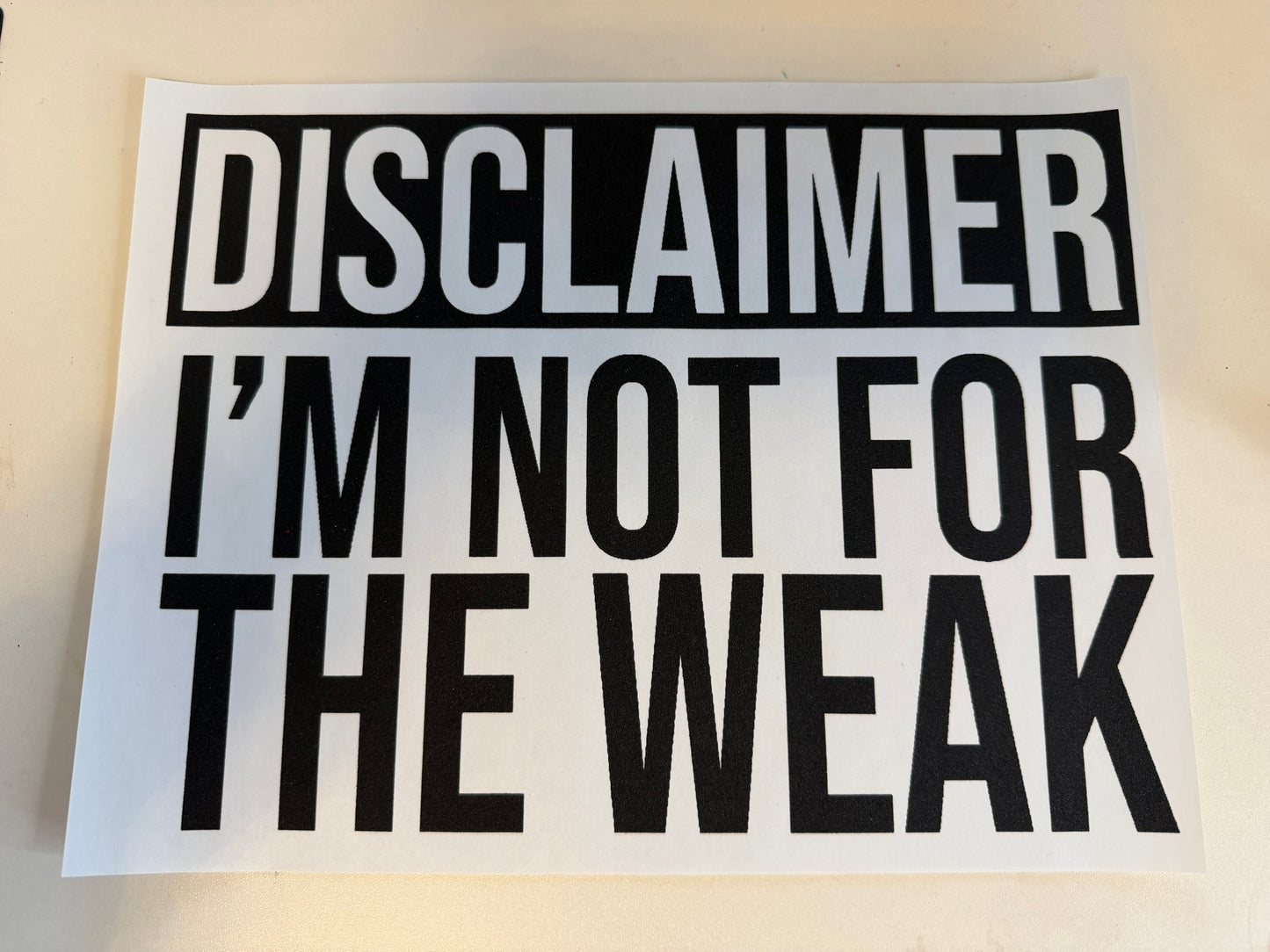 Disclaimer I’m not for the weak
