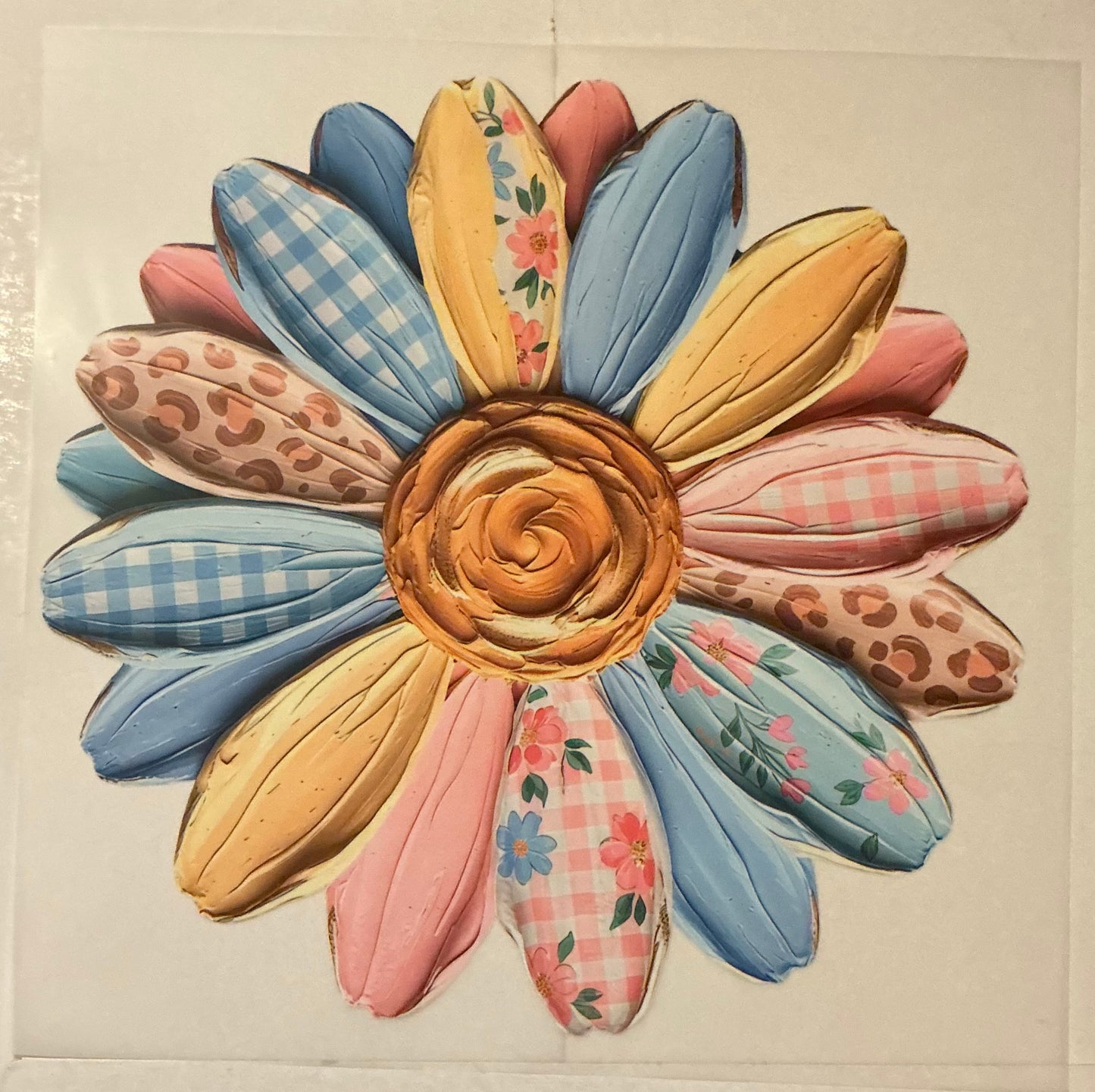 Painted sunflower