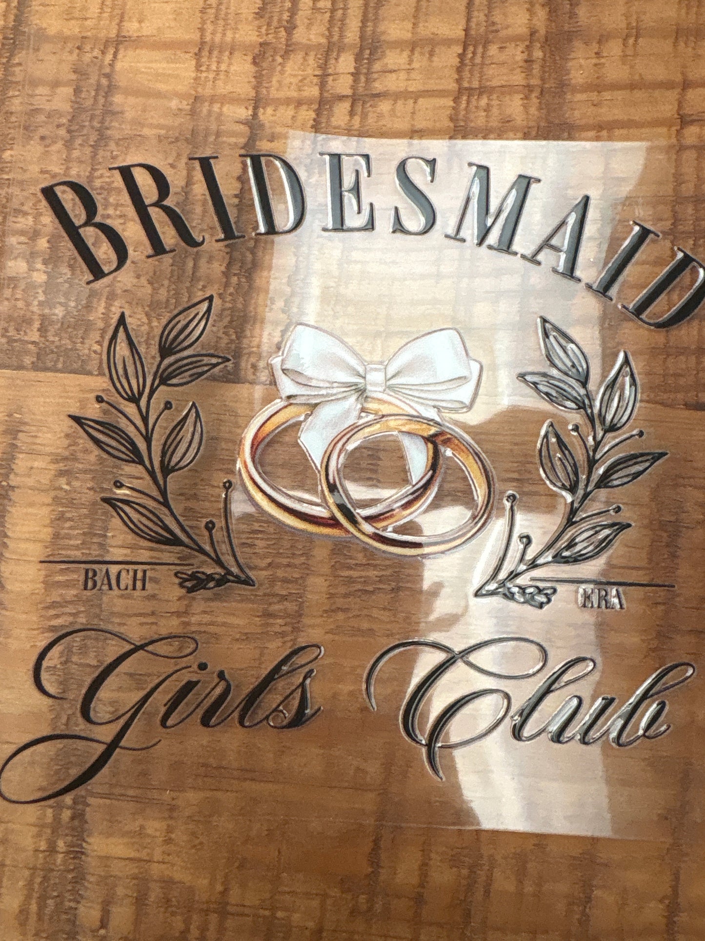Bridesmaid girls club