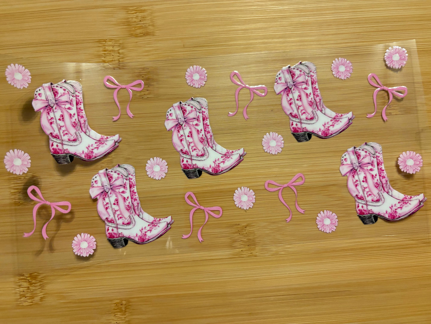 Boots and Bows pink 
