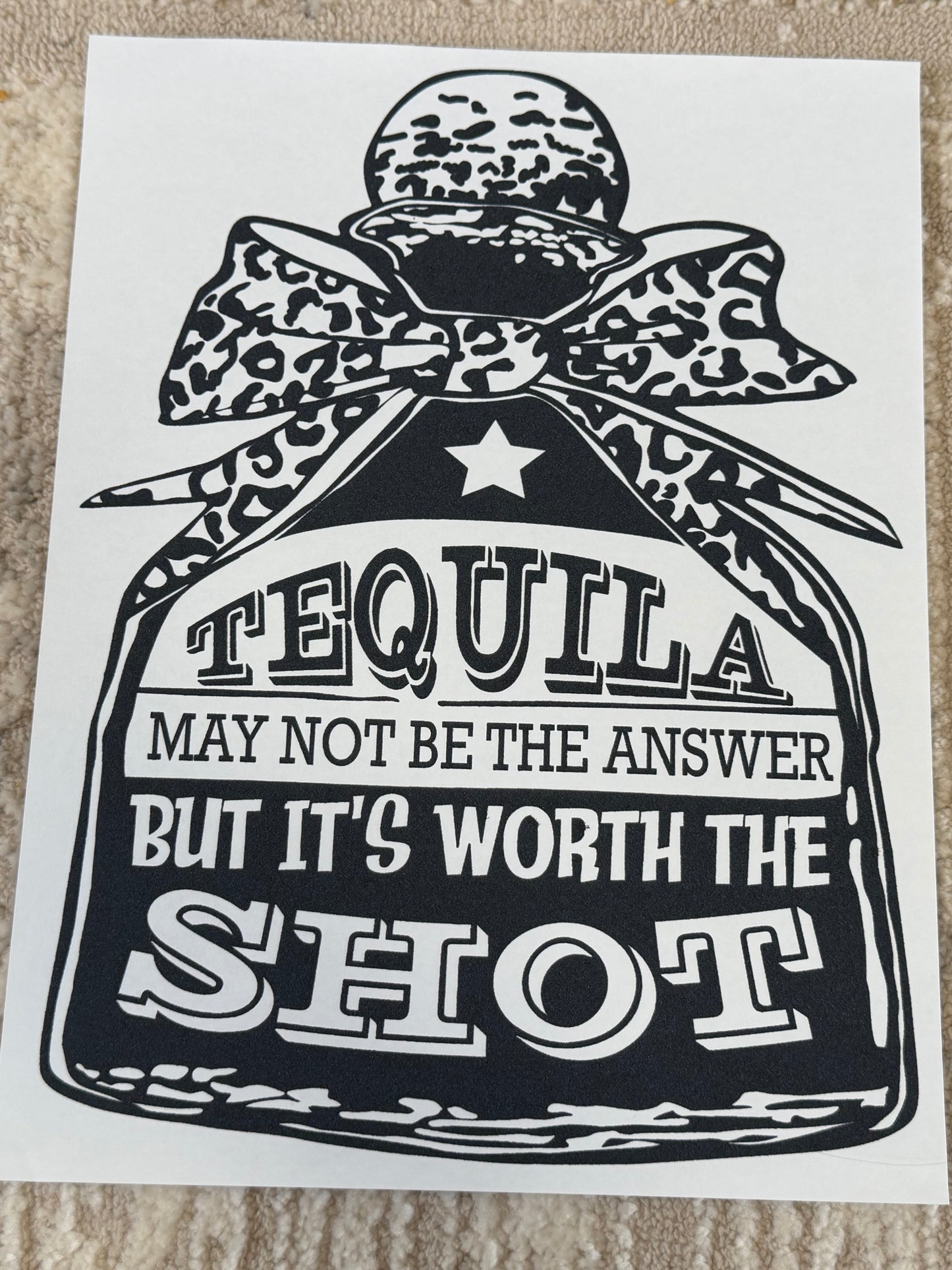 Tequila may not be the answer