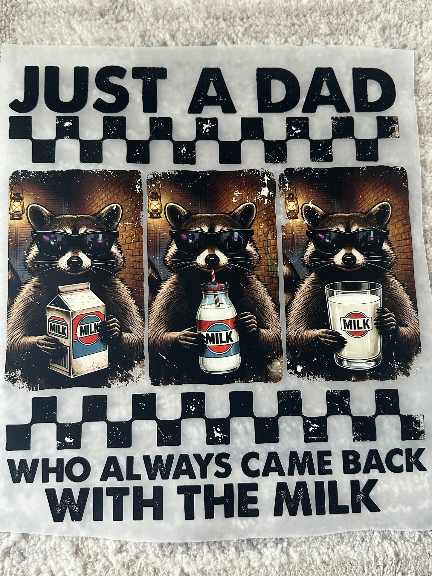 Just a dad who always came back with the milk