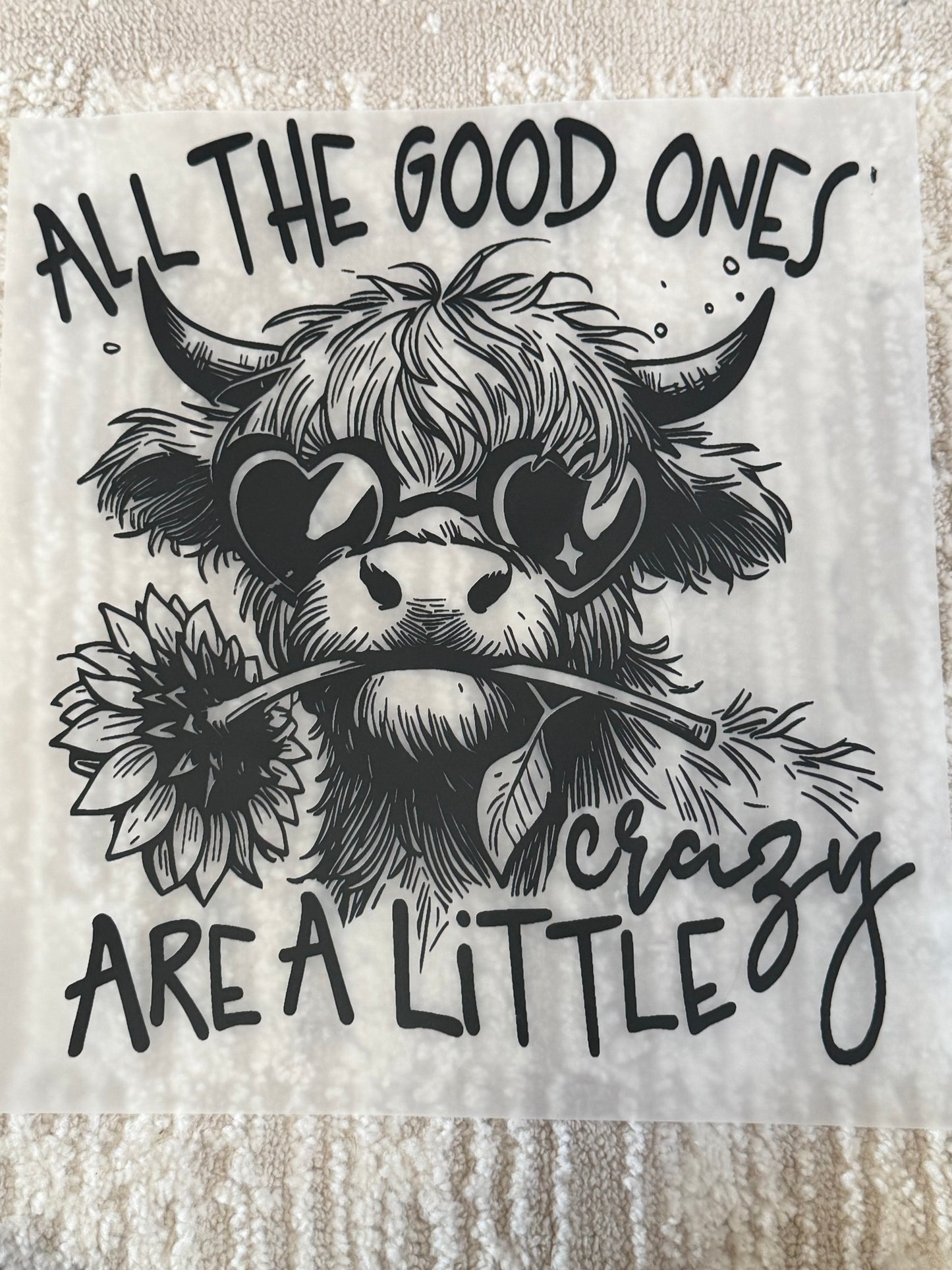 All the good ones are a little crazy