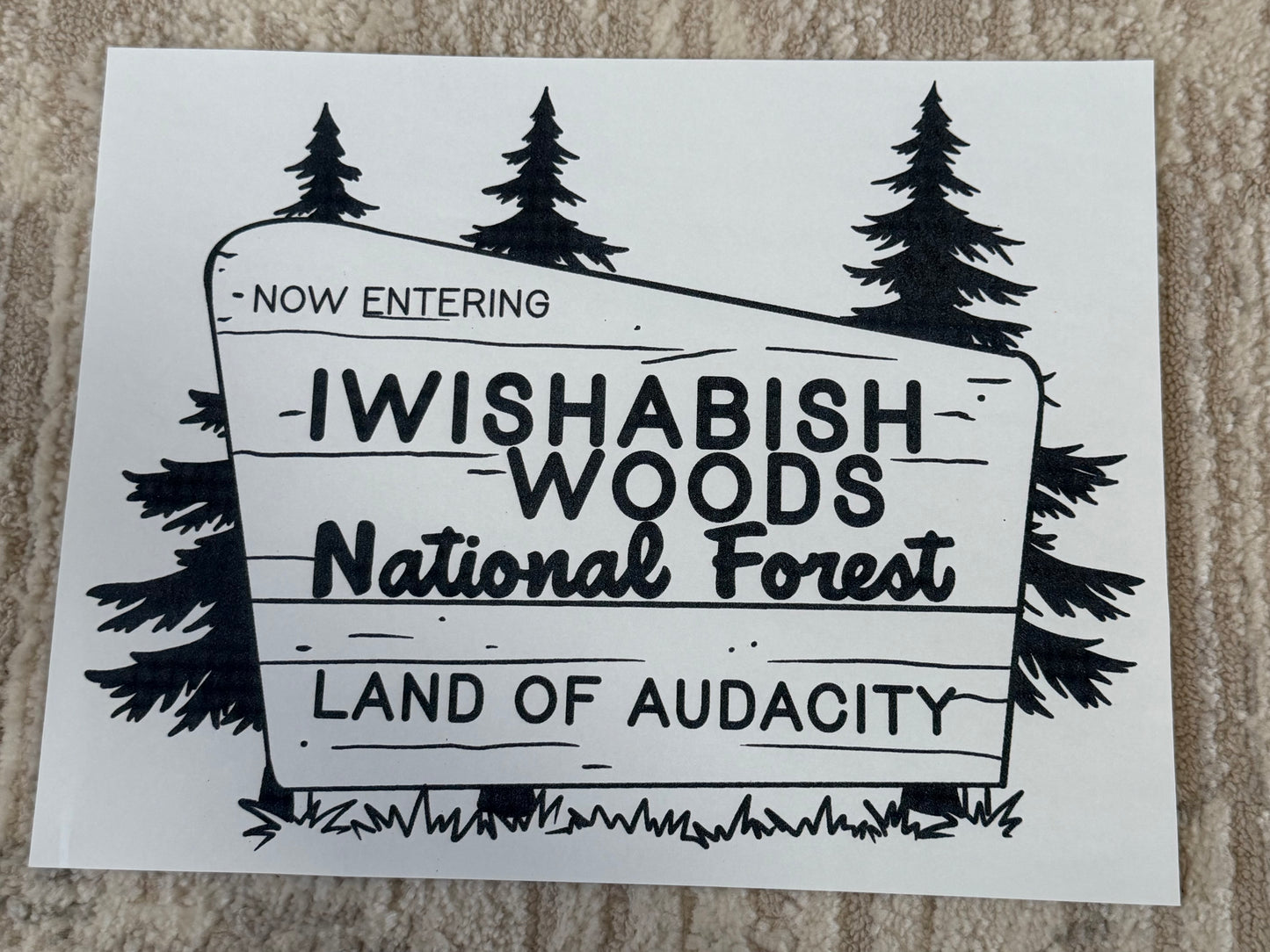 I wishabish woods