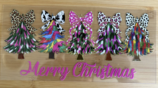Animal Print Christmas Trees