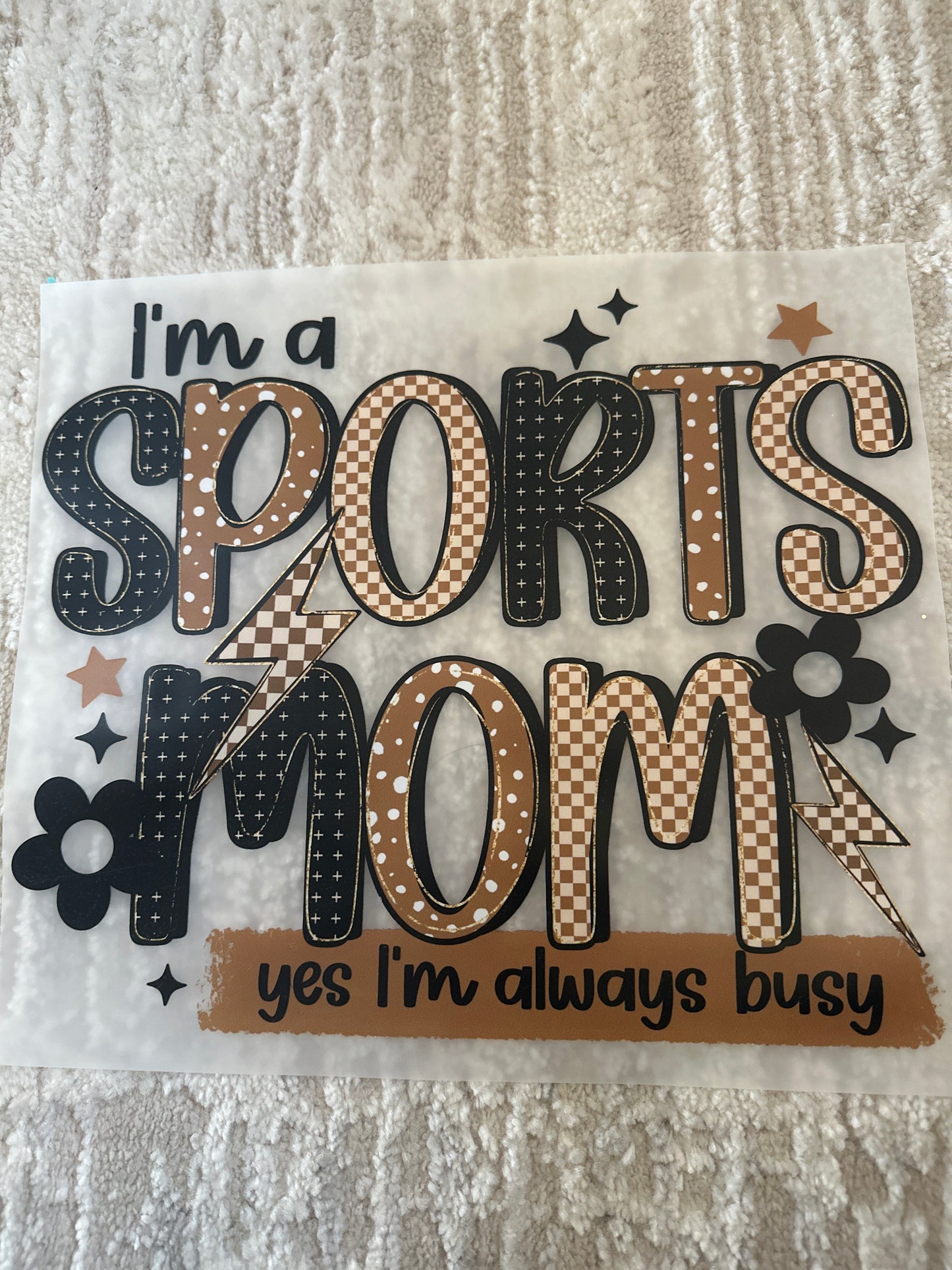 I'm a sports mom. Yes I'm always busy. 
