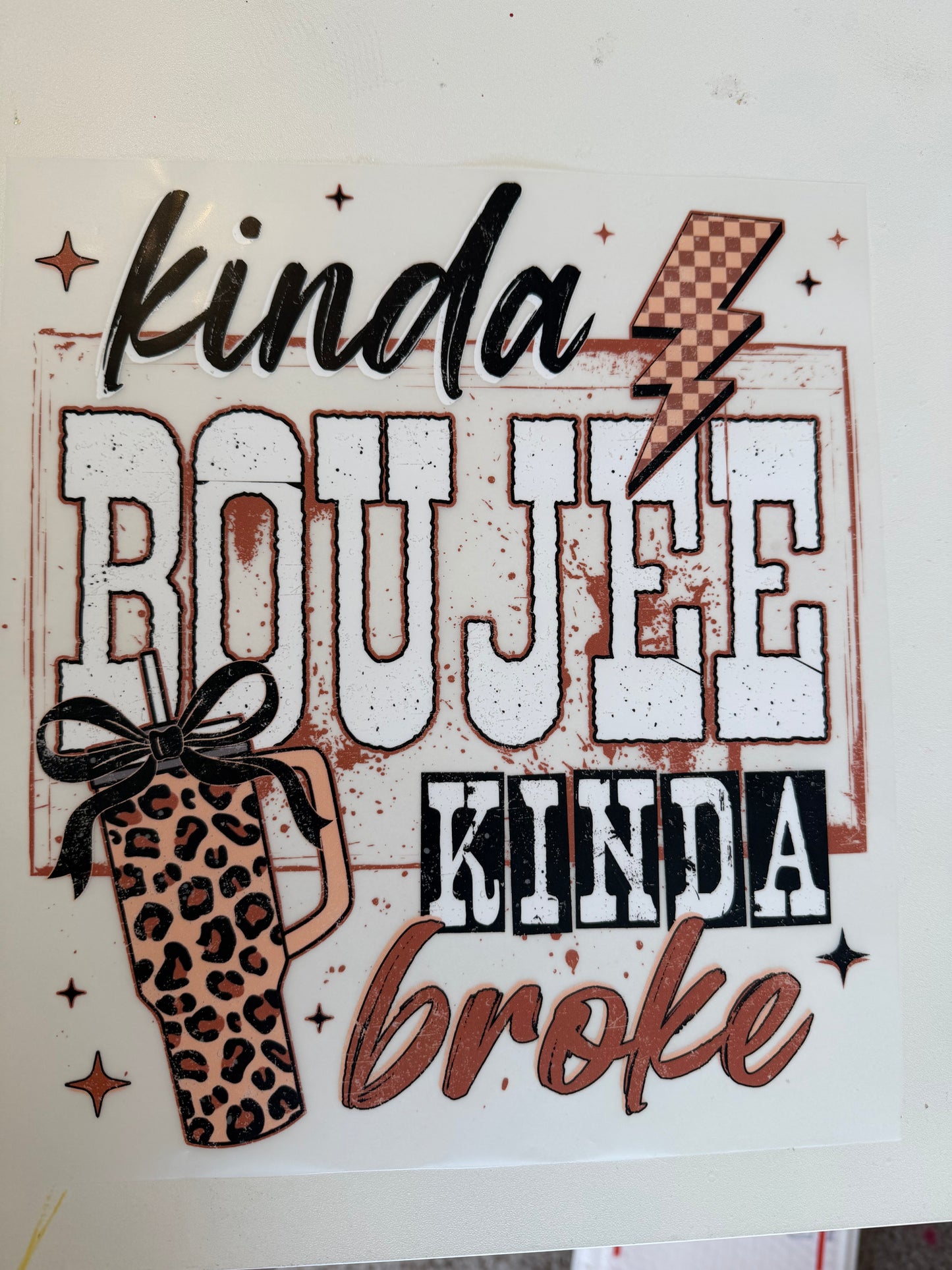 Kinda boujee kinda broke