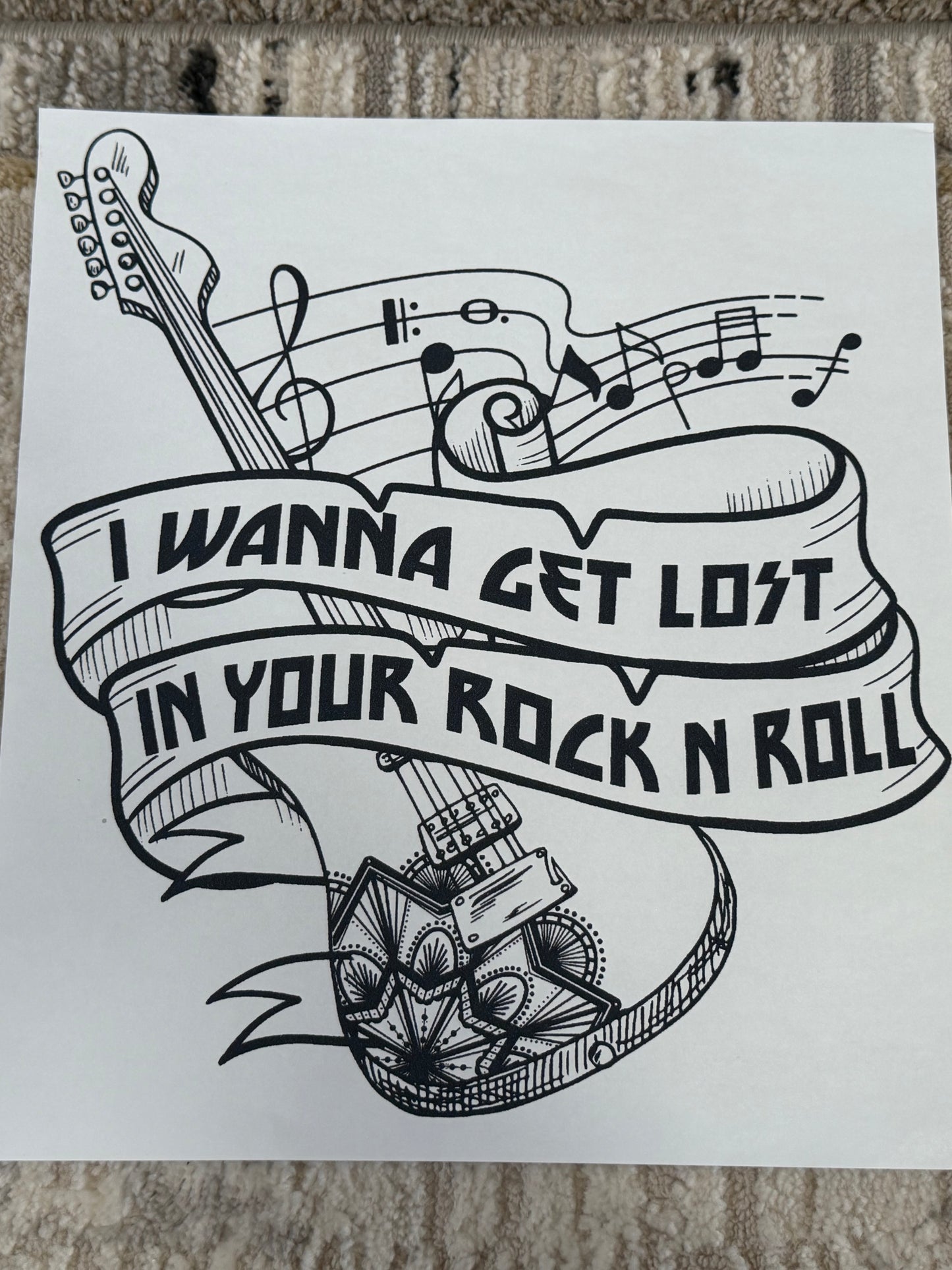 I wanna get lost in your rock n roll