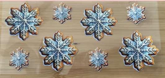 Cookie Snowflakes