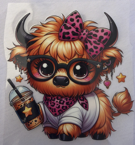 Cow with Coffee & Bows 2