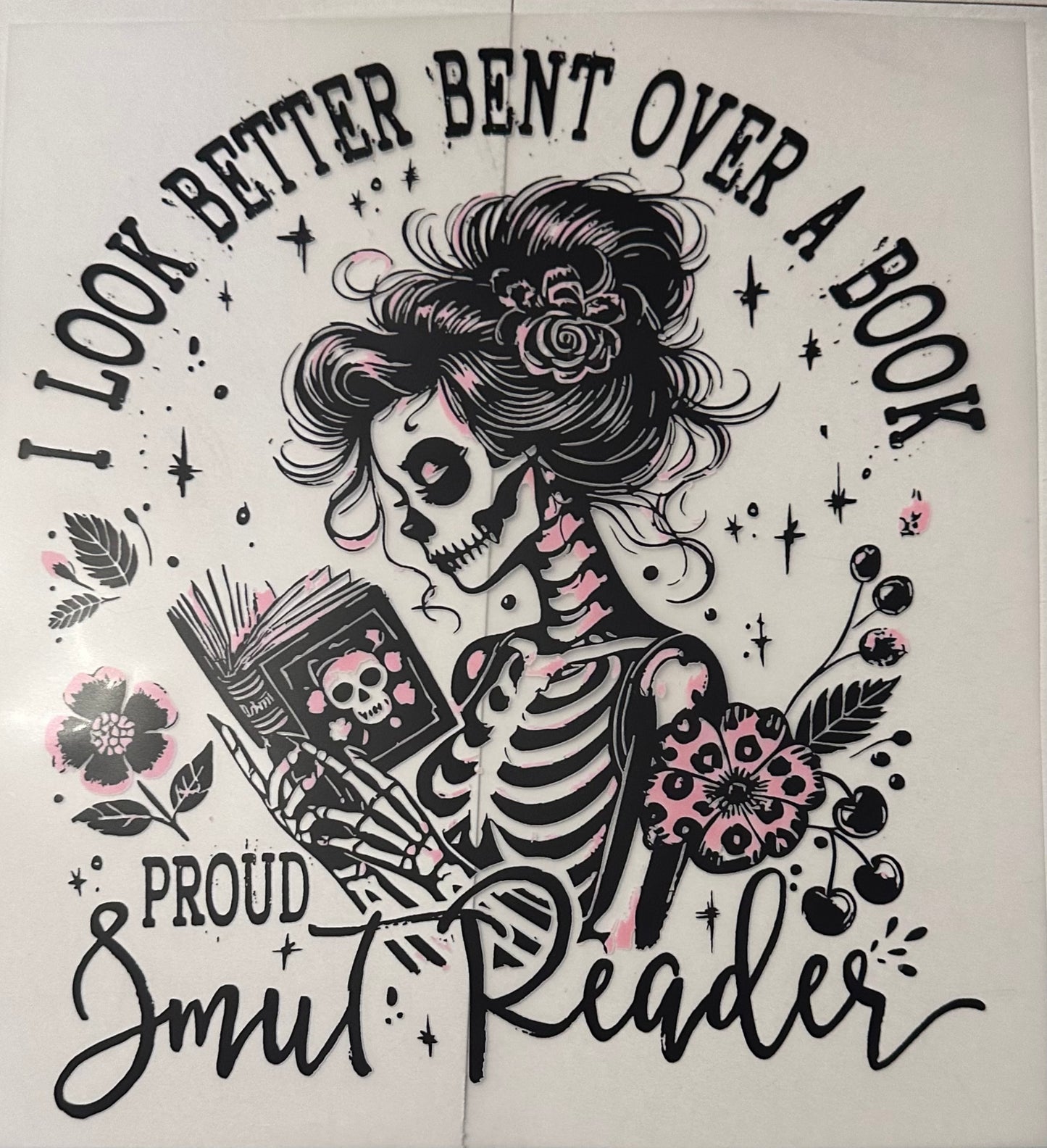 I look better bent over a book