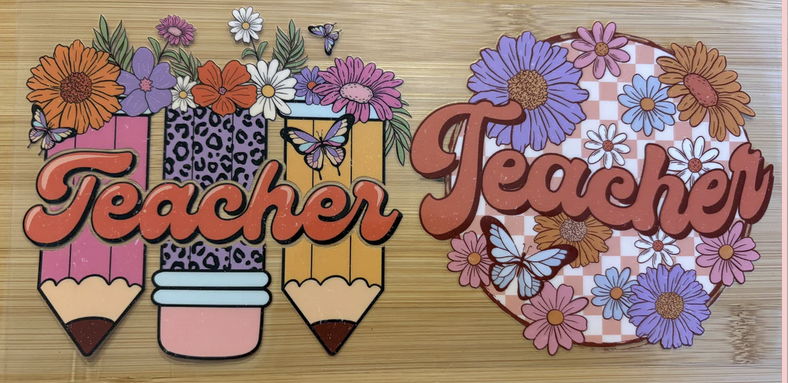 Double Teacher Decal
