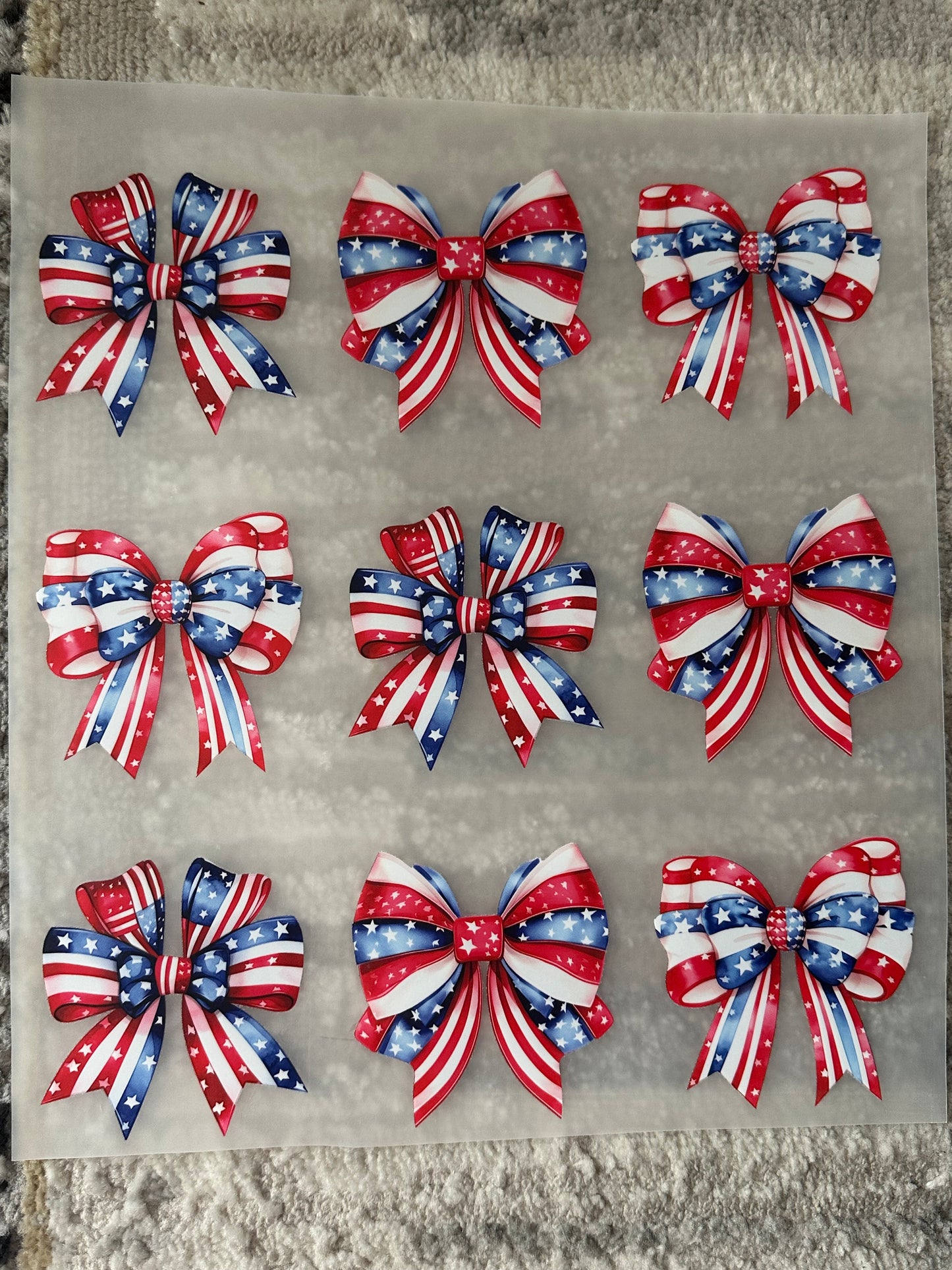 Fourth of July bows 