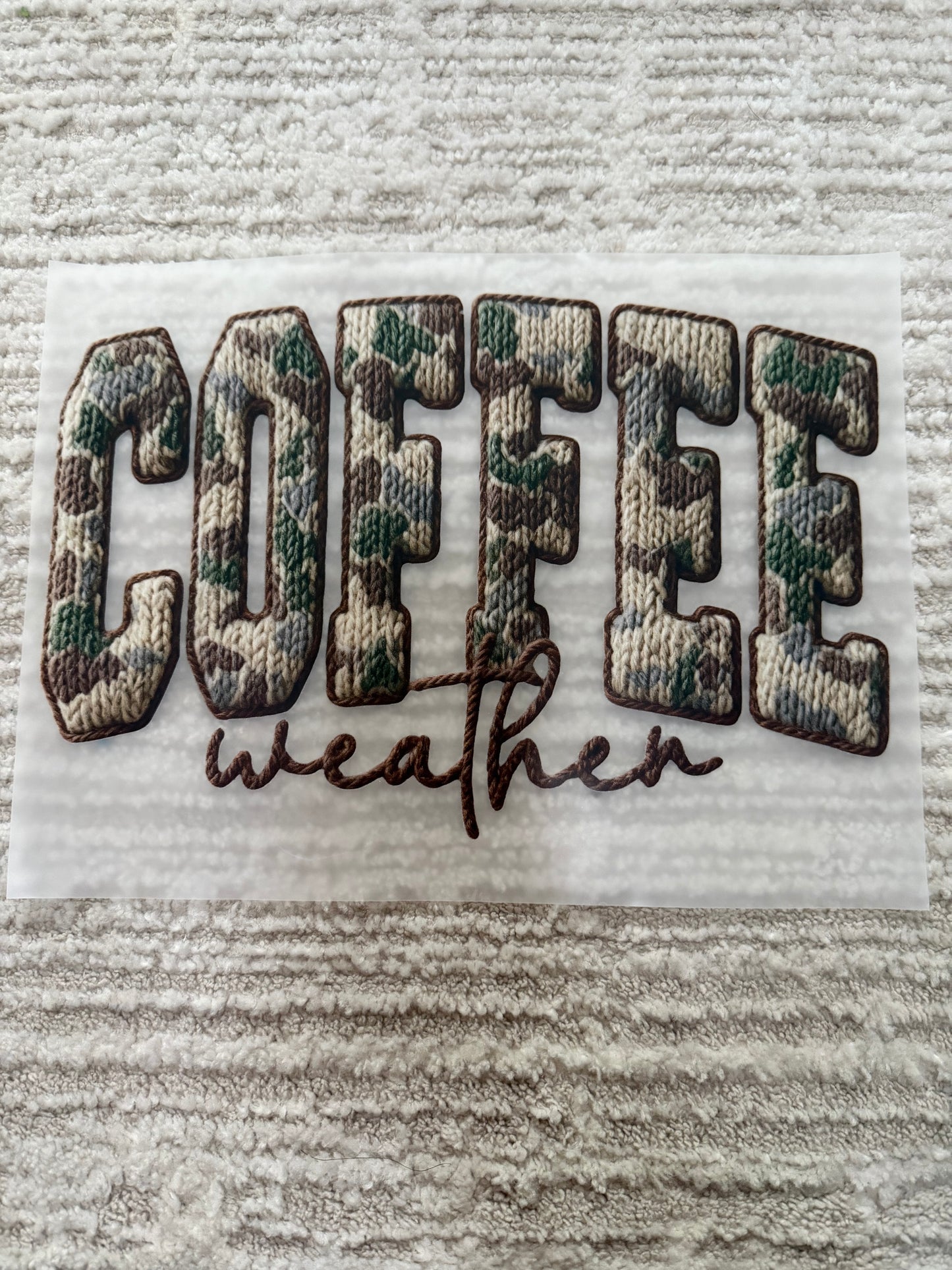 Coffee weather (camo)