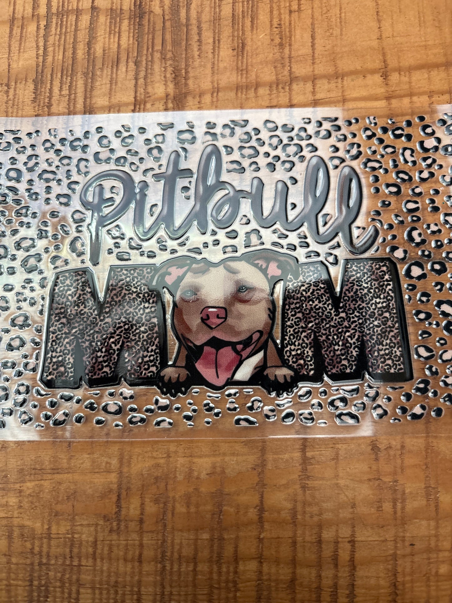 Pit bull mom