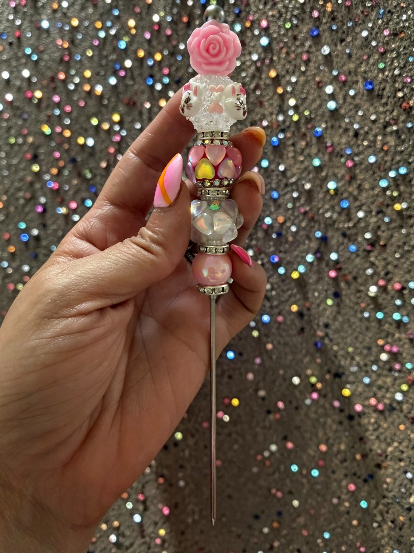 Fancy pink pokey tool
