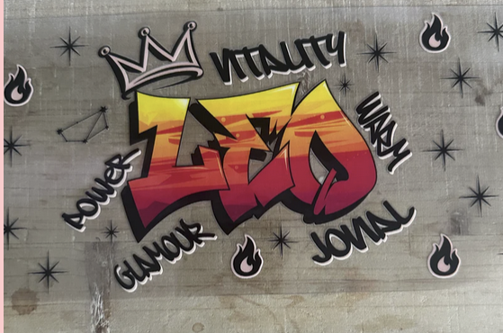 Leo 4 Graffiti
