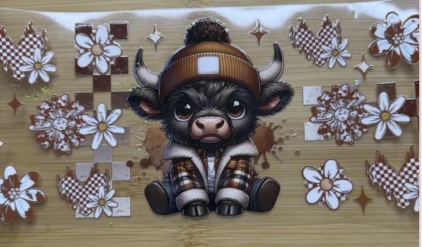 Plaid Carhart Cow