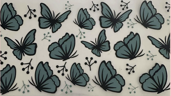 Teal Butterflies