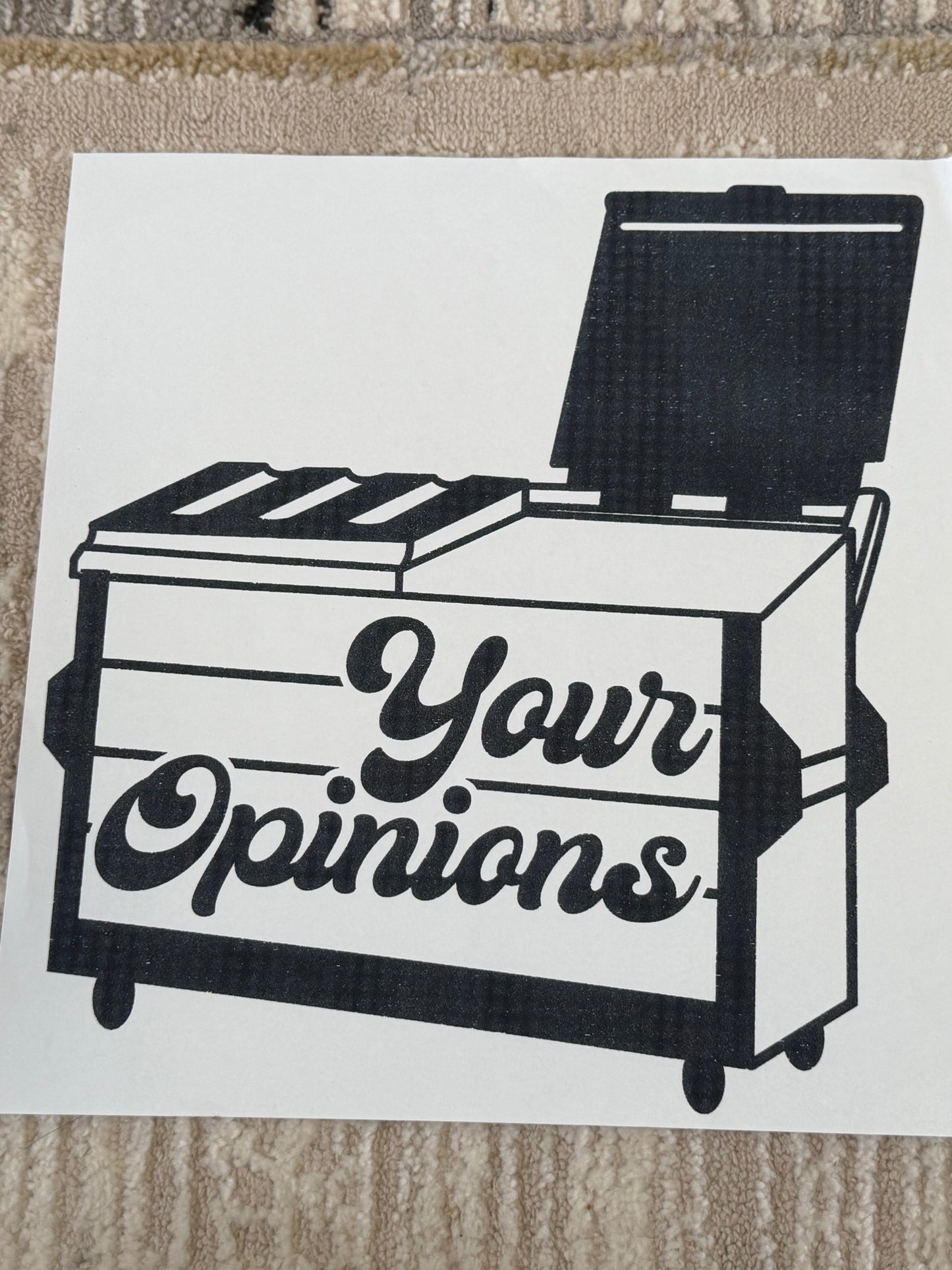 Your opinions