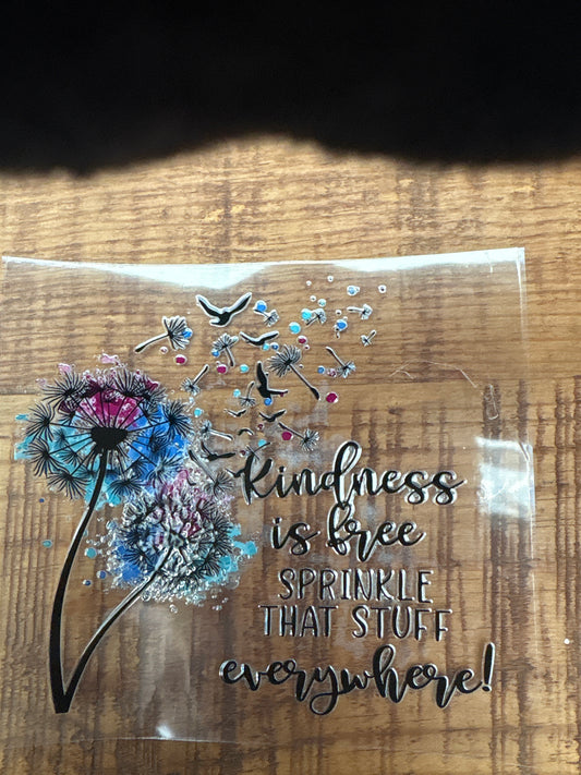 Kindness is free…