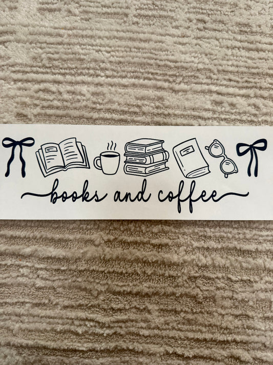 Books and coffee