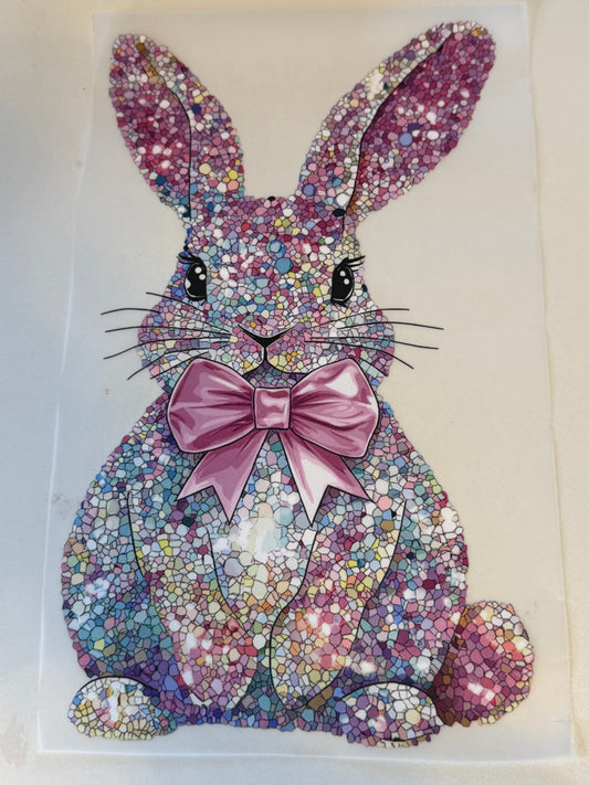 Rhinestone Easter bunny