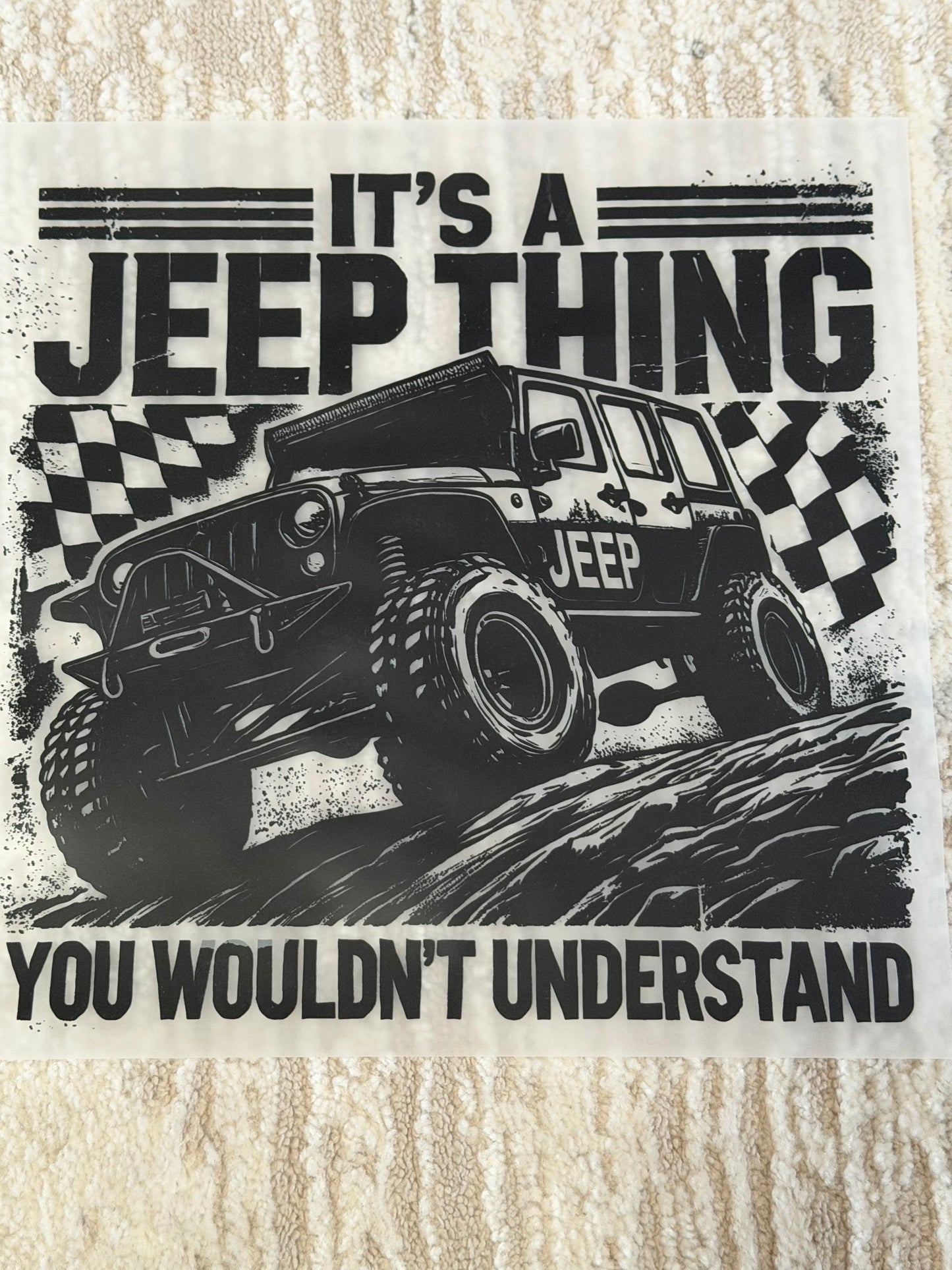 It’s a jeep thing