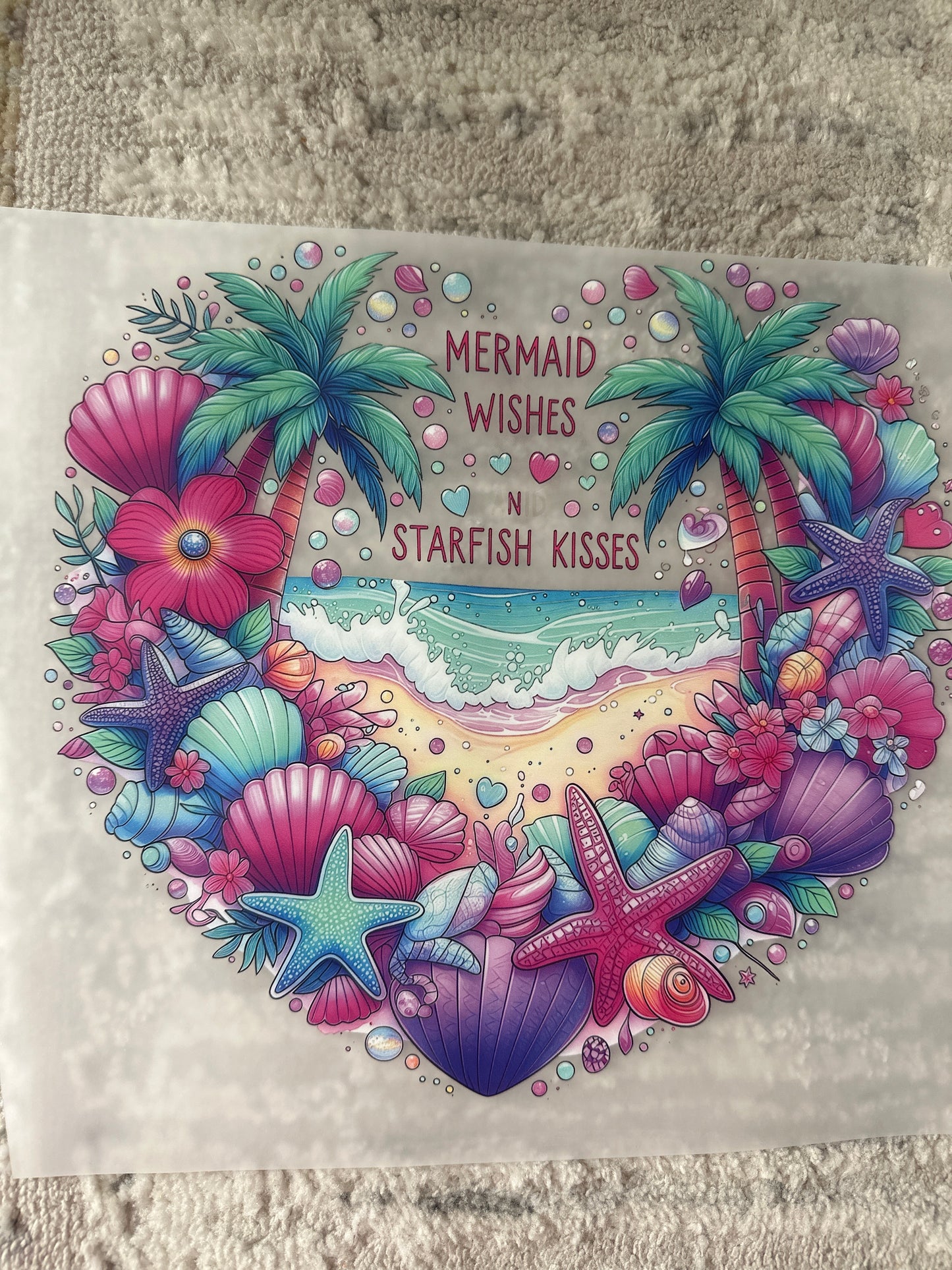 Mermaid wishes n starfish kisses ￼