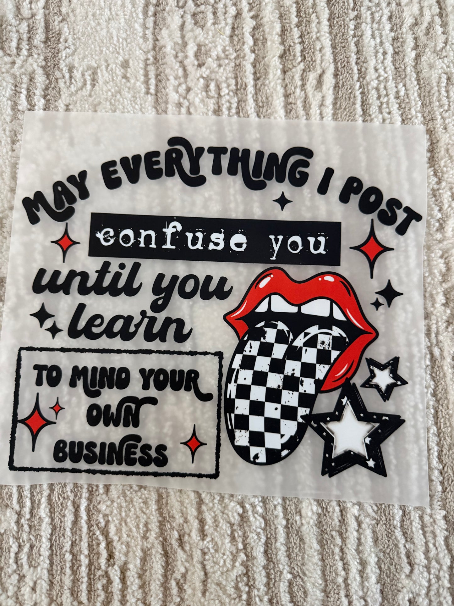 Mind your own business