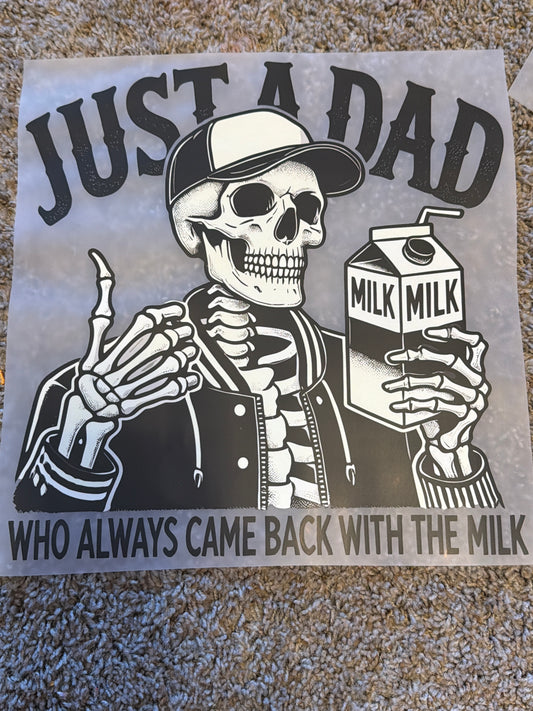 Just a dad who always came back with the milk ￼