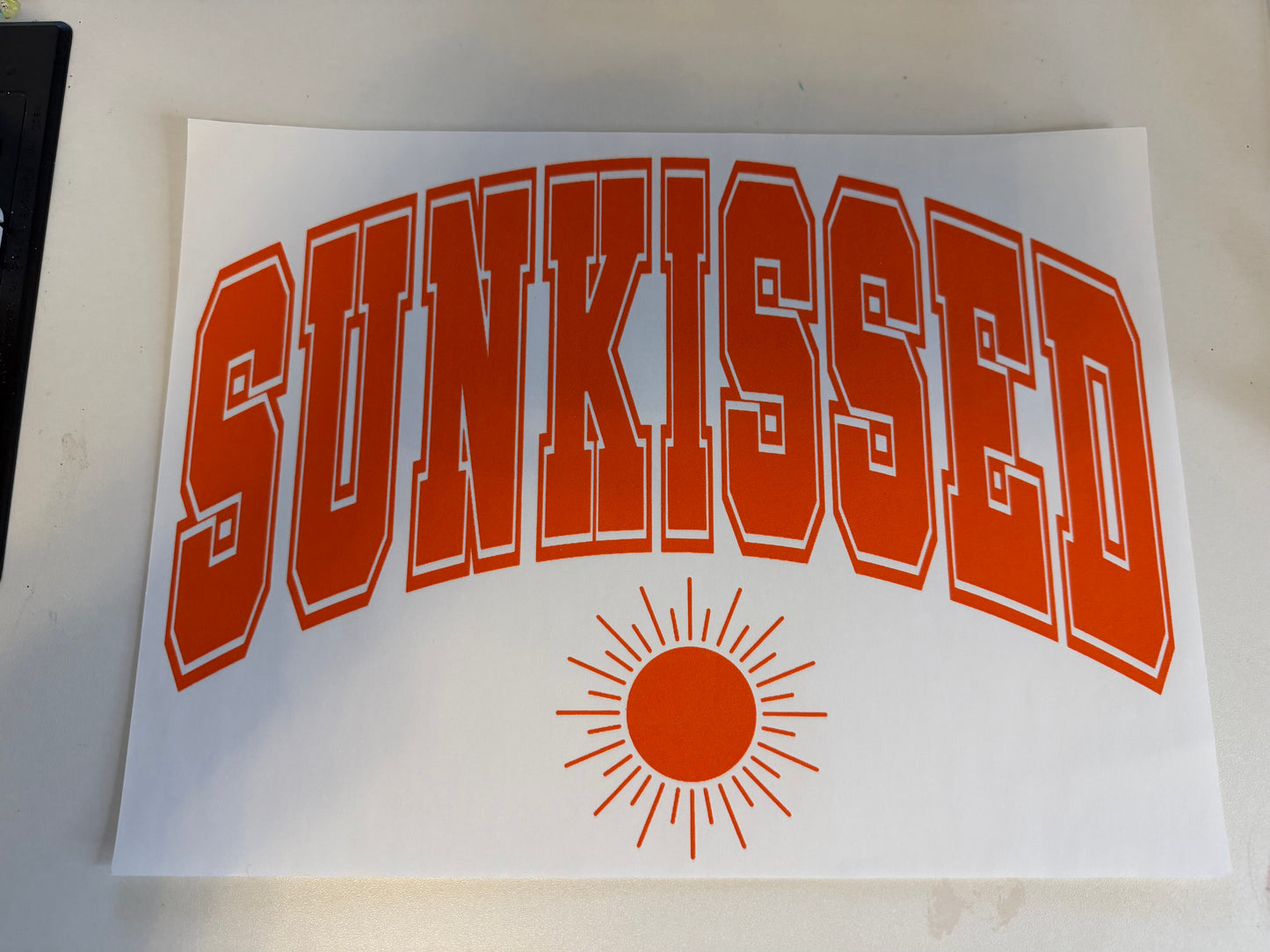 Sun-kissed