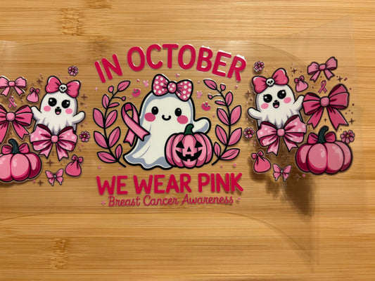 In October, we were pink breast cancer awareness ￼