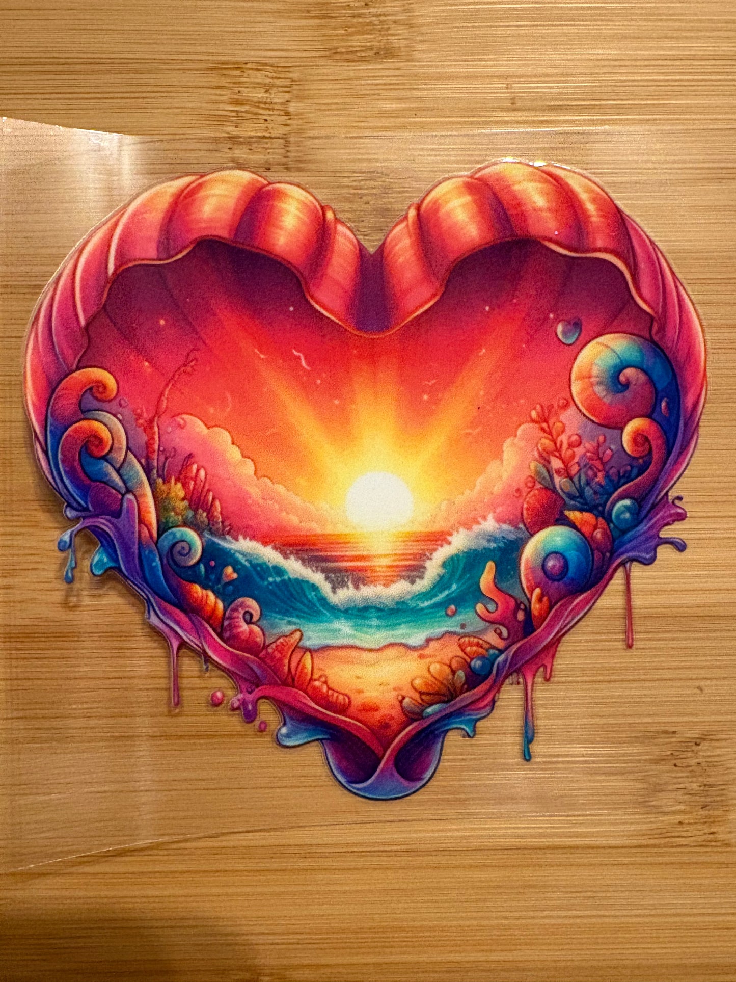 Sunset heart