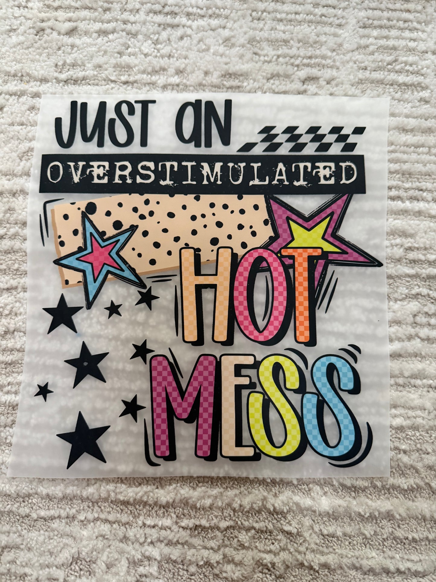 Just an overstimulated hot mess