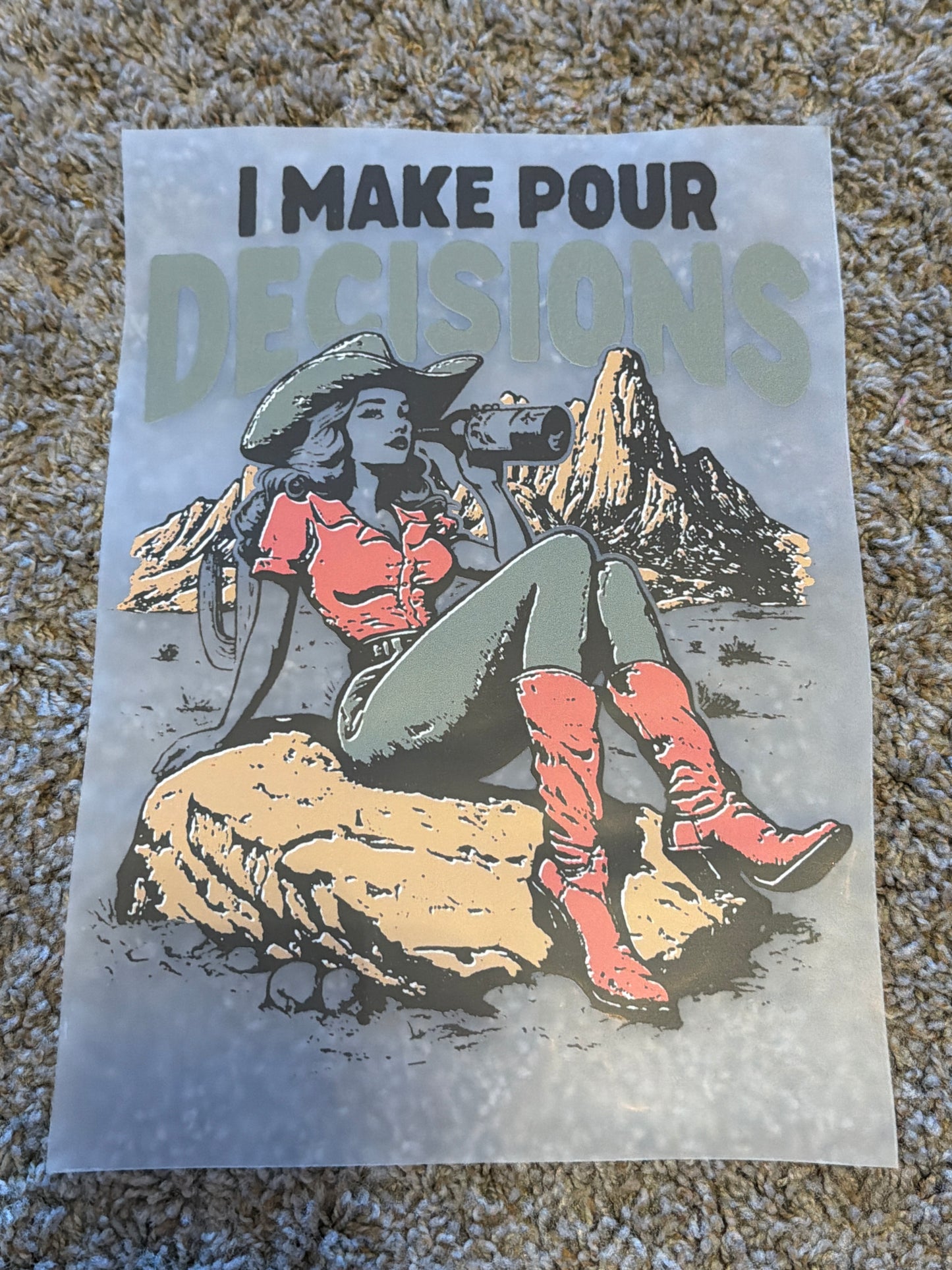 I make pour decisions