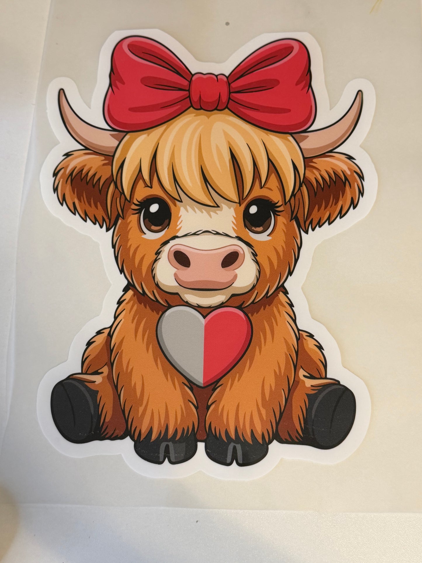 Pink Bow Cow