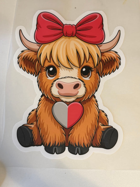 Pink Bow Cow