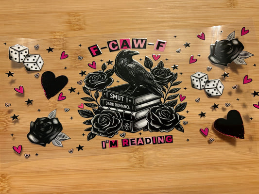 F-caw-f I’m reading