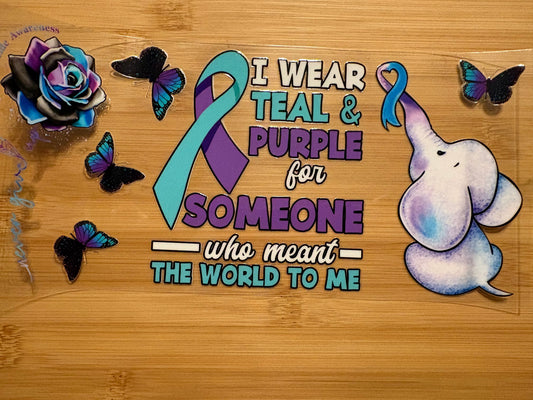 I were still on purple for someone who meant the world to me ￼(suicide awareness)￼