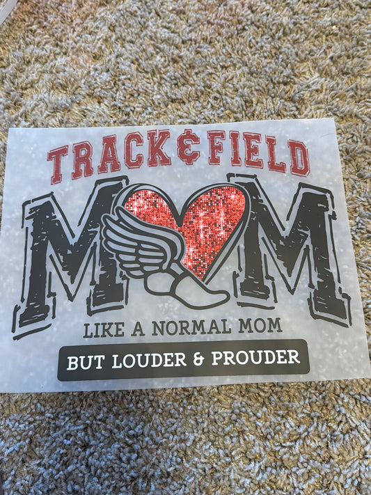 Track and field mom