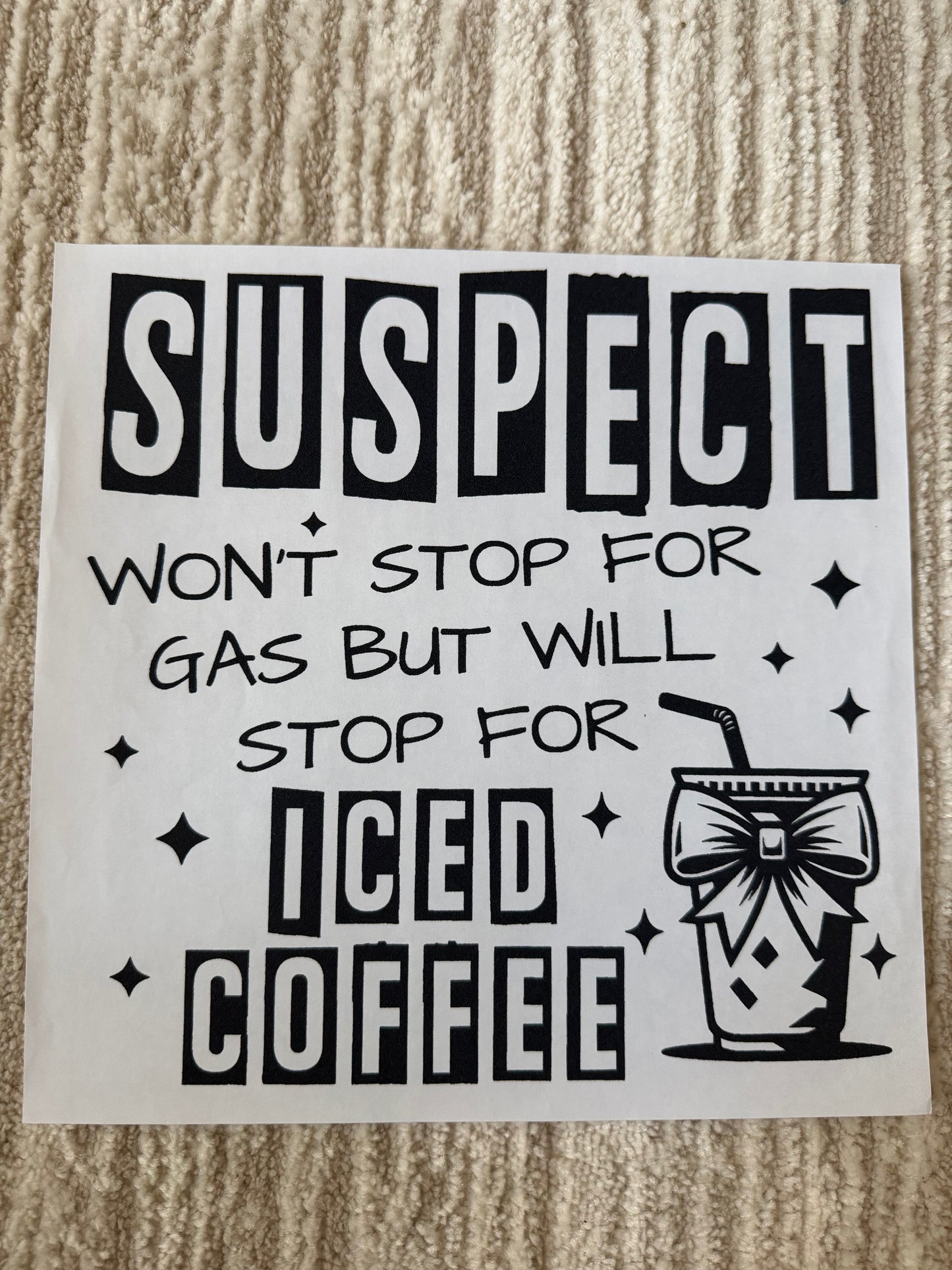 Suspect won’t stop for gas