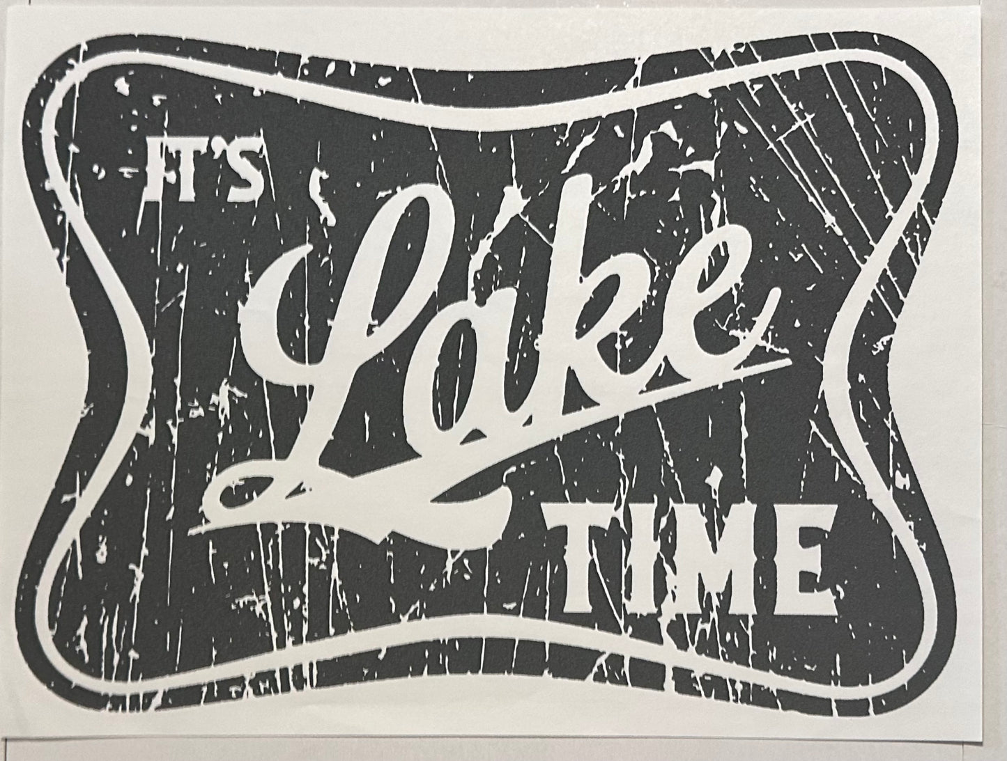It’s lake time