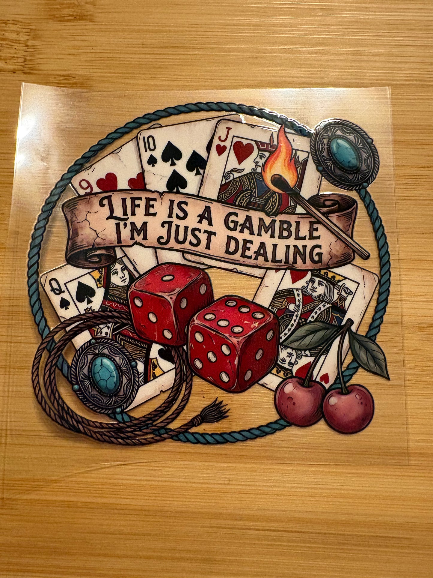 Life is a gamble. I’m just dealing. ￼