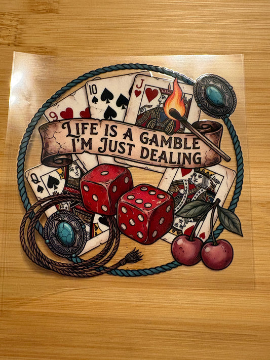 Life is a gamble. I’m just dealing. ￼