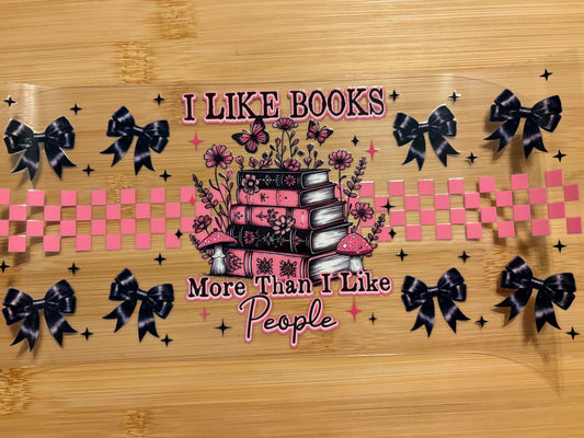 I like books more than I like people ￼