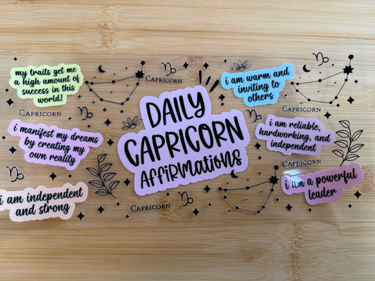 Daily Capricorn Affirmations