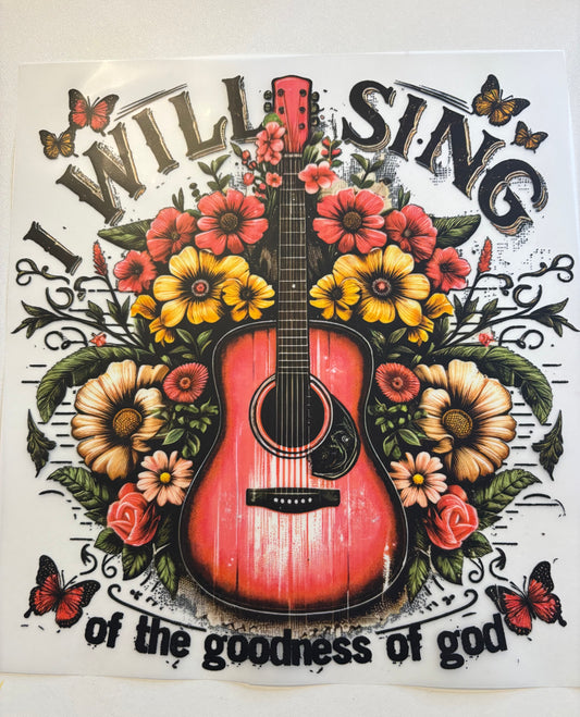 I will sing