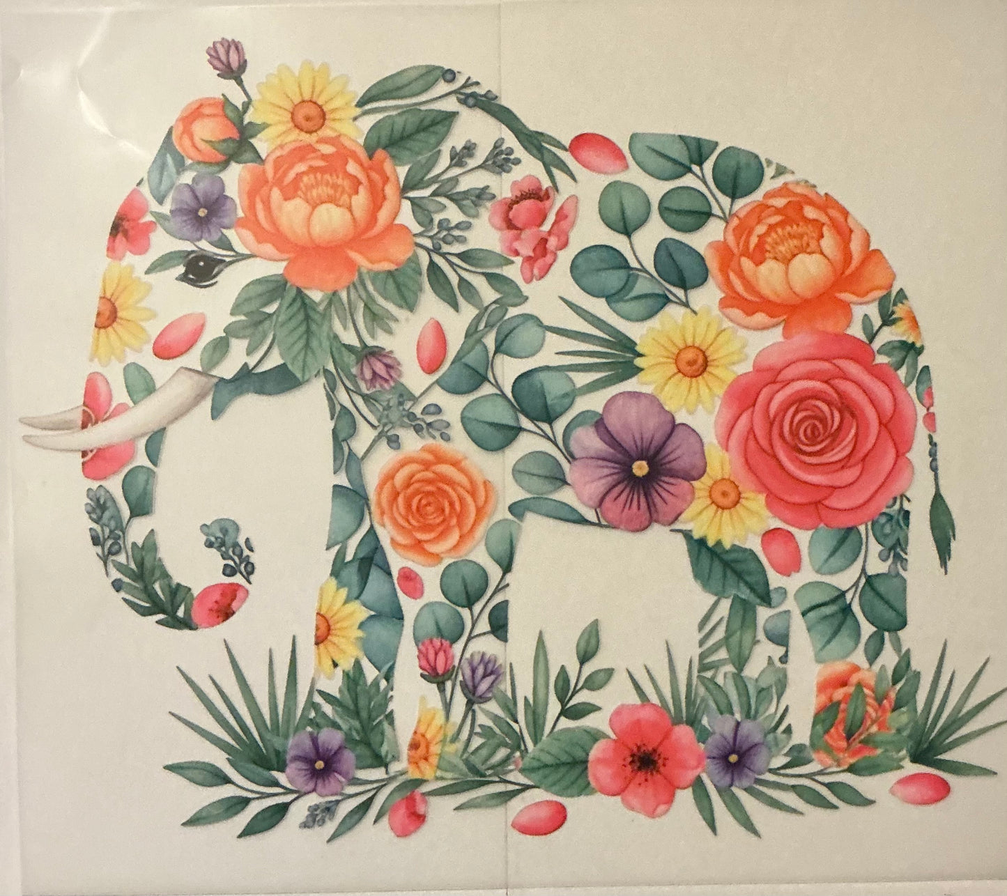 Floral Elephant